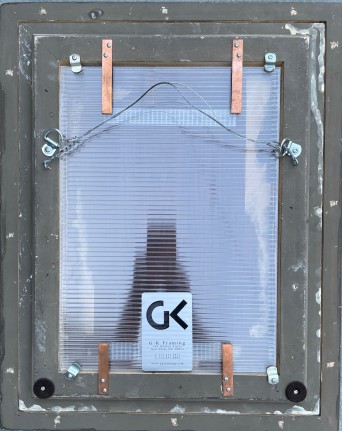 Image of overall verso of &quot;Girl with Doll&quot; painting by William Wallace Gilchrist.