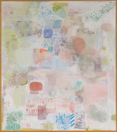 Image of 1967 abstract oil painting by Robert Natkin entitled "Field Mouse #1".