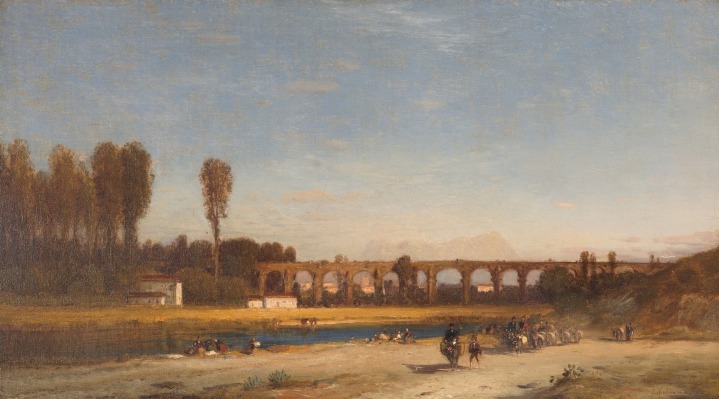 Image of sold Samuel Colman oil painting Andalusia, Spain, c.1861.