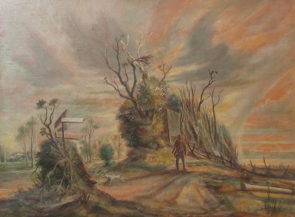&quot;The Lonely Road&quot; painting by William Palmer.