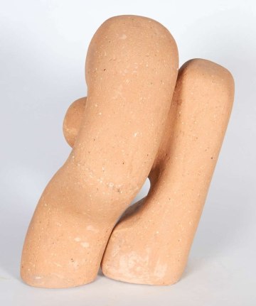 &quot;Affinity&quot; in Terracotta Sculpture by Gino Cosentino