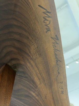 Mira Nakashima Live Edge Coffee Table Signature