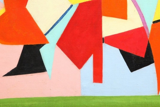 &quot;Konstruktion over Den&quot; Painting by Gunnar Bay Nielsen