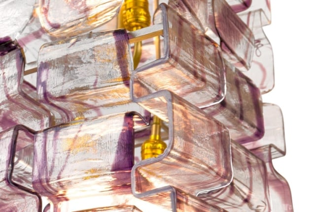 Murano Glass Chandelier by Mazzega