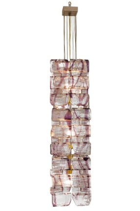 Murano Glass Chandelier by Mazzega