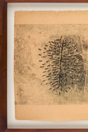 Harry Bertoia Framed Monoprint on Rice Paper