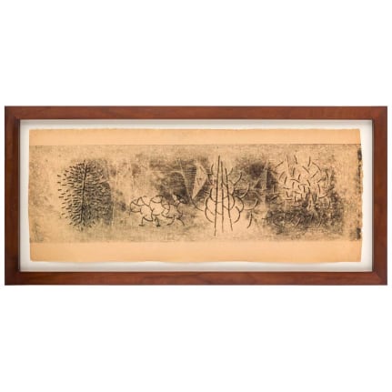 Harry Bertoia Framed Monoprint on Rice Paper