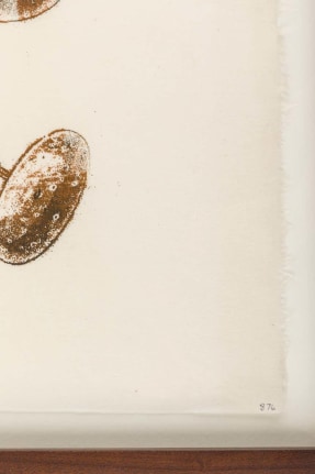 Harry Bertoia Framed Monoprint on Rice Paper