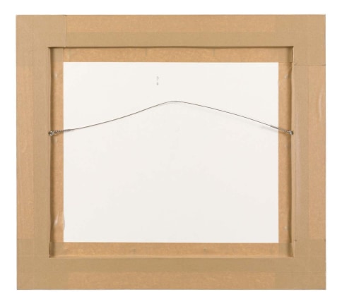 Nell Blaine Watercolor on Lined Paper