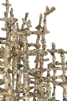 Wire Sculpture "Primitive Cathedral lll" by Matteo Naggi
