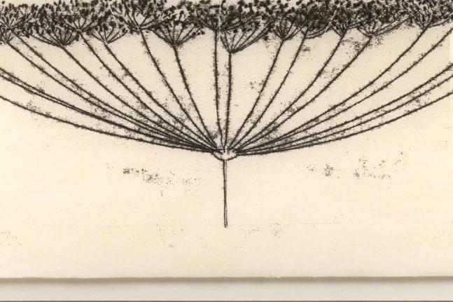 Harry Bertoia Framed Monoprint on Rice Paper