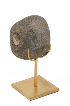 Group of Mounted Natural Sea Stone Specimens