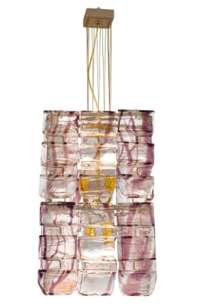 Murano Glass Chandelier by Mazzega