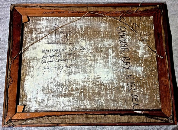 &quot;Konstruktion over Den&quot; Painting by Gunnar Bay Nielsen