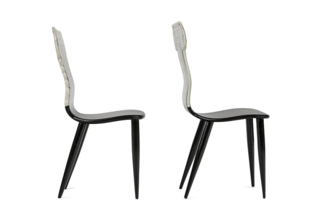 Piero Fornasetti Miniature &quot;Capitello Ionico &amp; Corinzio&quot; Chairs