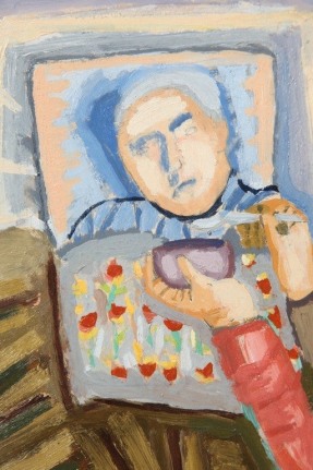 Painting on Paper by Gino Cosentino