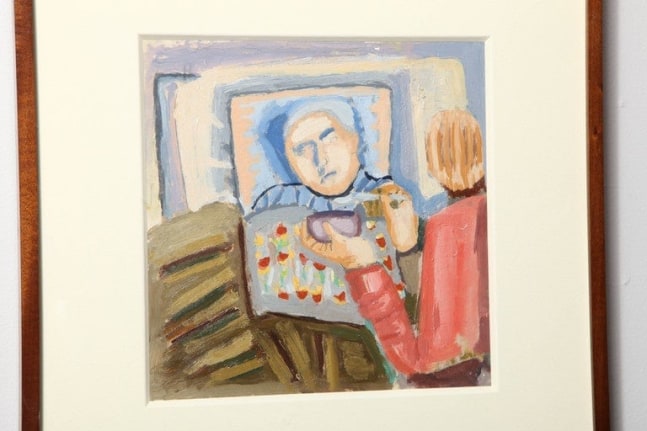 Painting on Paper by Gino Cosentino