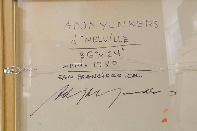 Adja Yunkers Painting on Canvas "Melville"