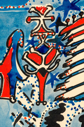 Nell Blaine Gouche on Paper