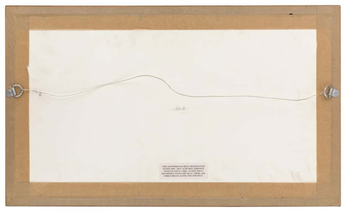 Harry Bertoia Framed Monoprint on Rice Paper