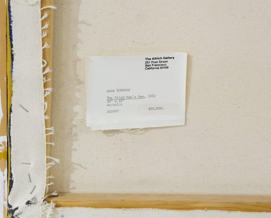 Adja Yunkers Painting "Blind Man Sun"