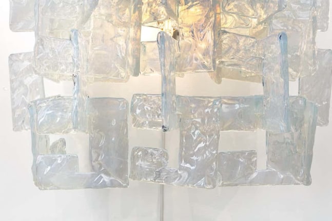 Mazzega Murano Glass Sconces