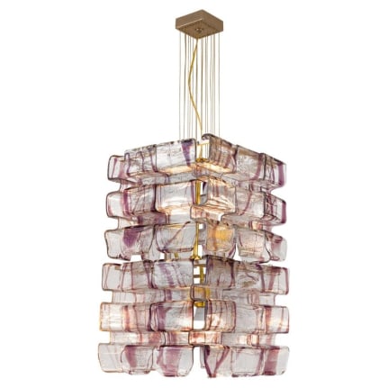 Murano Glass Chandelier by Mazzega