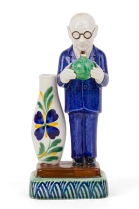 Royal Copenhagen Aluminia Faience Figurine &quot;The Boss&quot; Marked &quot;Jus&quot;,