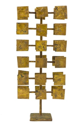 Harry Bertoia Maquette for Melt Coat Sculpture Screen for Bank of Miami