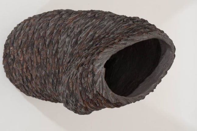 Burnt Concrete Sculpture by Klaus Titze