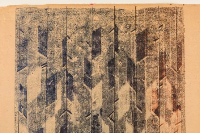 Harry Bertoia Framed Monoprint on Rice Paper