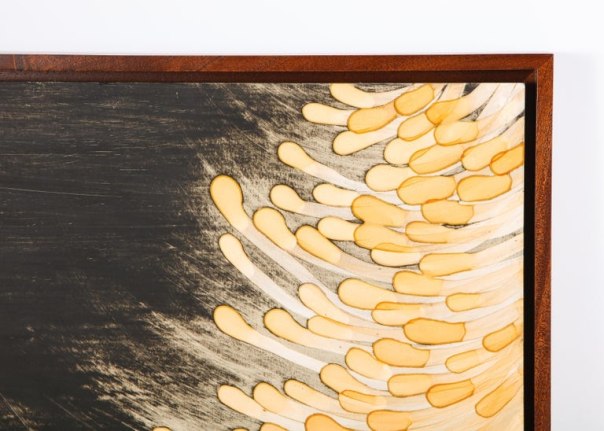 Sara Skaaning Painting on Board &quot;In There-Out There-Somewhere&quot;