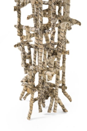 Wire Sculpture &quot;Primitive Cathedral&quot; by Matteo Naggi