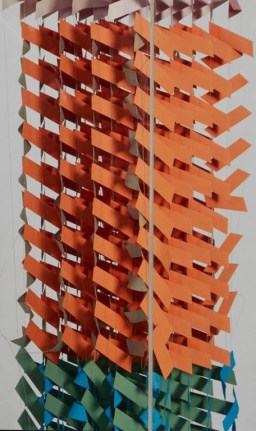 Wood &amp; Paper Sculpture by Irving Harper