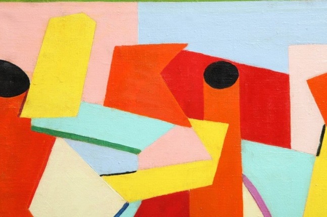 &quot;Konstruktion over Den&quot; Painting by Gunnar Bay Nielsen