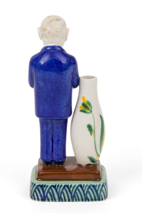 Royal Copenhagen Aluminia Faience Figurine &quot;The Boss&quot; Marked &quot;Jus&quot;,