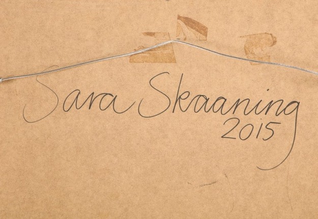 Sara Skaaning Painting on Board &quot;In There-Out There-Somewhere&quot;