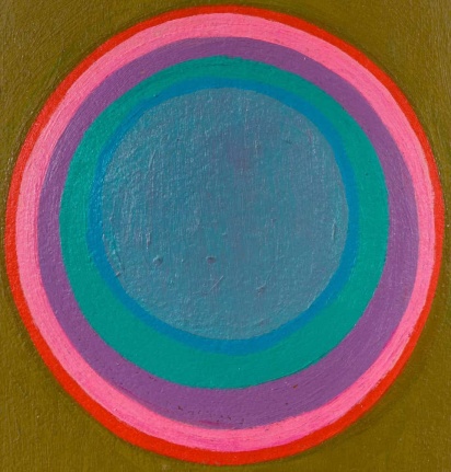 Murray Hantman Abstract Painting on Board