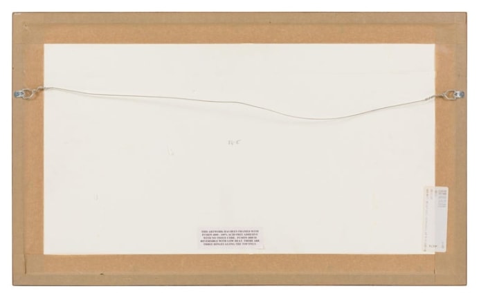 Harry Bertoia Framed Monoprint on Rice Paper