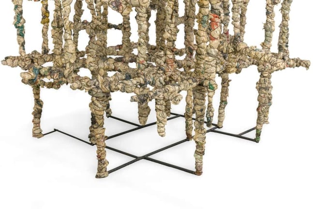 Wire Sculpture "Primitive Cathedral lll" by Matteo Naggi