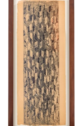 Harry Bertoia Framed Monoprint on Rice Paper