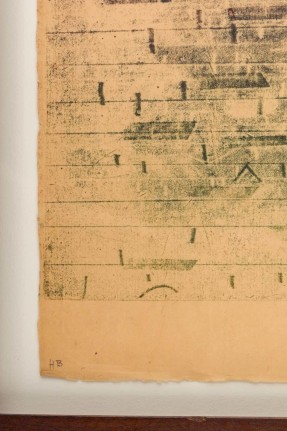 Harry Bertoia Framed Monoprint on Rice Paper