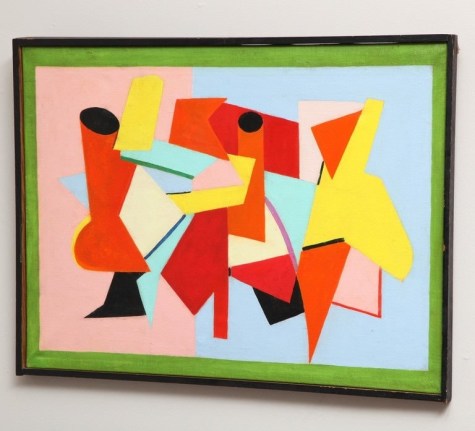 &quot;Konstruktion over Den&quot; Painting by Gunnar Bay Nielsen