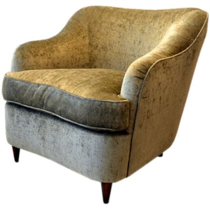 Club Chair in the Style Gio Ponti