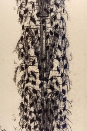 Harry Bertoia Monotype on Rice Paper