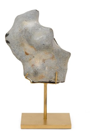 Group of Mounted Natural Sea Stone Specimens