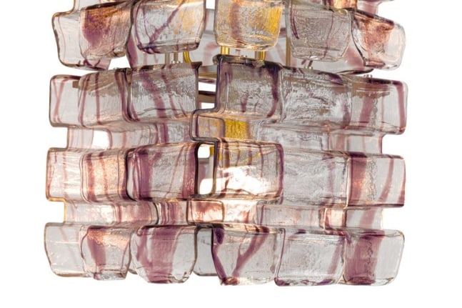 Murano Glass Chandelier by Mazzega