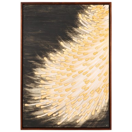 Sara Skaaning Painting on Board &quot;In There-Out There-Somewhere&quot;