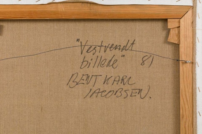 &quot;Vestvendt Billede&quot; Painting by Bent Karl Jacobsen