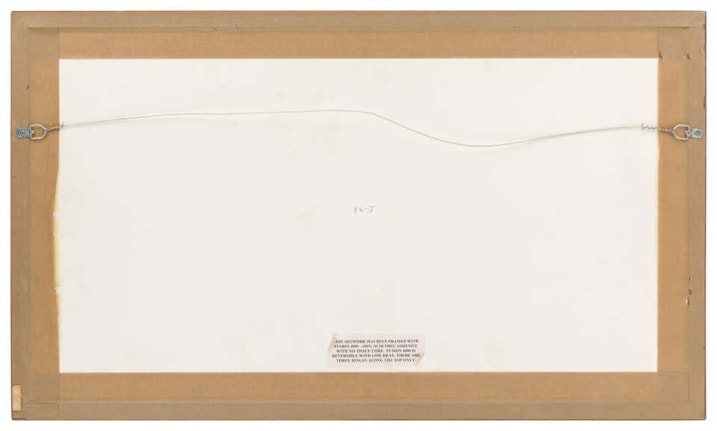 Harry Bertoia Framed Monoprint on Rice Paper